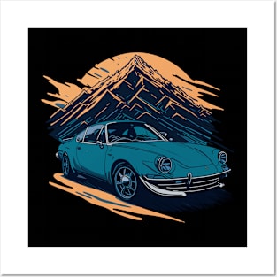 Alpine A110 Classic Car Posters and Art